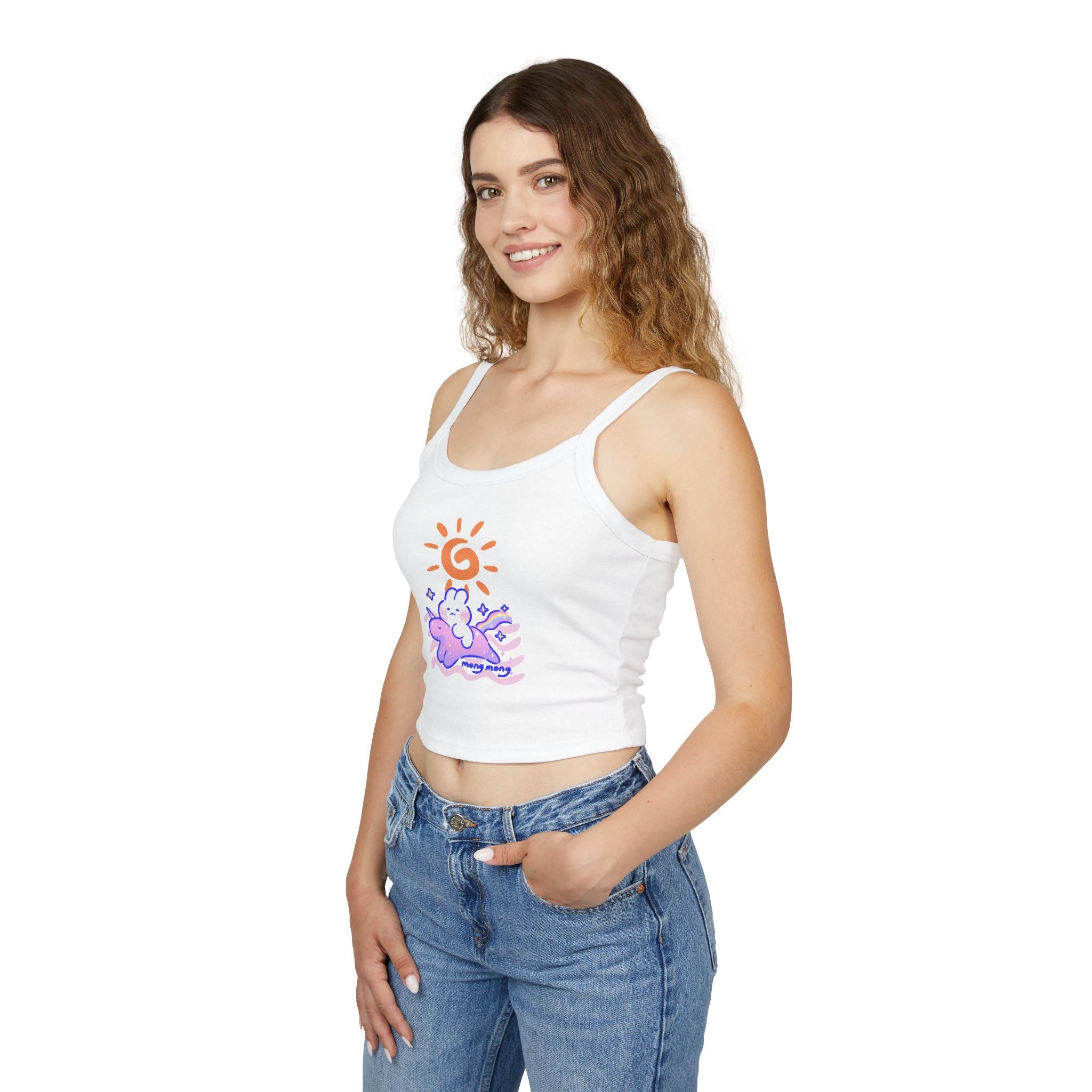 Lovely Mong Mong Spaghetti Strap Tank Top